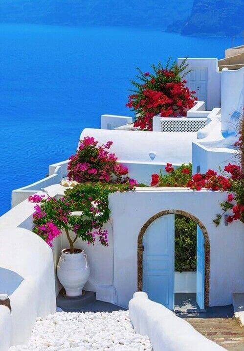 מרפסות יפות עיצוב מרפסות מרפסת במיקונוס יוון