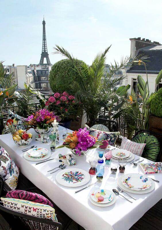 מרפסות יפות עיצוב מרפסת מלון בפריז